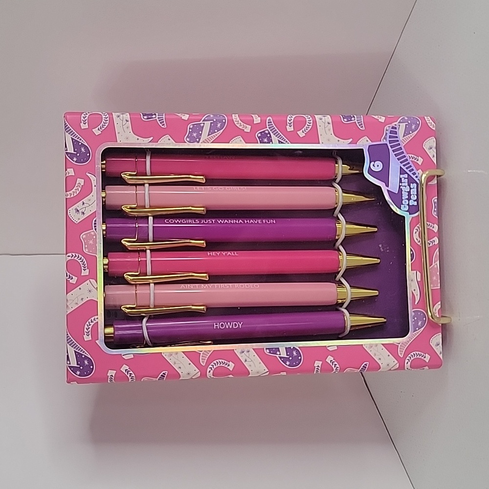 James Burke Collection Pens, Pack of 6, New-in-Pack